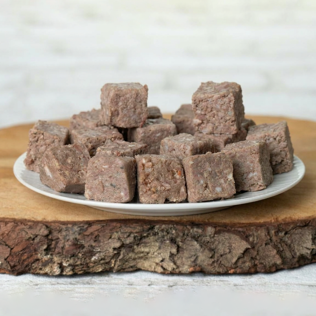 Gourmet-Menü Geflügel mit Hering für Katzen, gewolft
