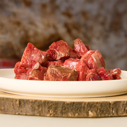 Kängurufleisch in Stücken