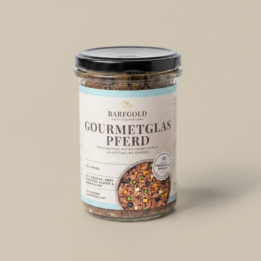 Gourmetglas Pferd - 6 x 400 g