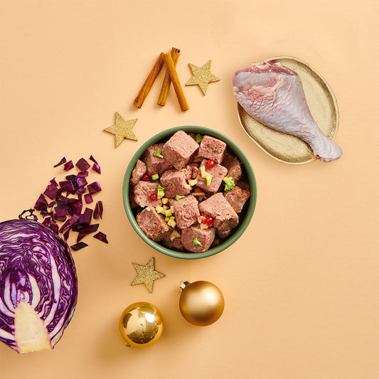 Pute-Komplett-Menü, gewolft 1.000 g Beutel